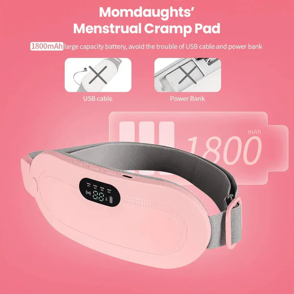 Period / Menstrual Cramp Pain Heating & Relief Massager | 1-Year Warranty + Free Delivery